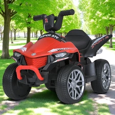 Детский квадроцикл M 5730ELR-3 красный с пультом управления